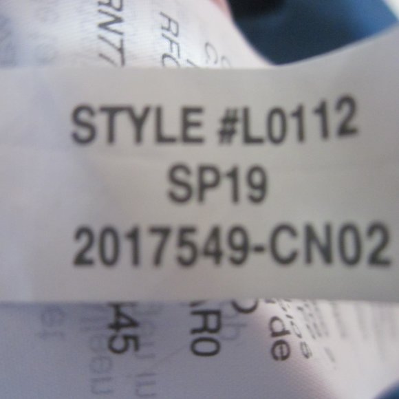 Point Sur Dress 8 Faux Wrap Crinkle Chiffon Blue L0112 - Picture 11 of 11